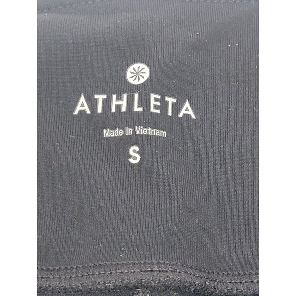 Athleta Athletic Leggings Black White Size‎ Small - Picture 4 of 5
